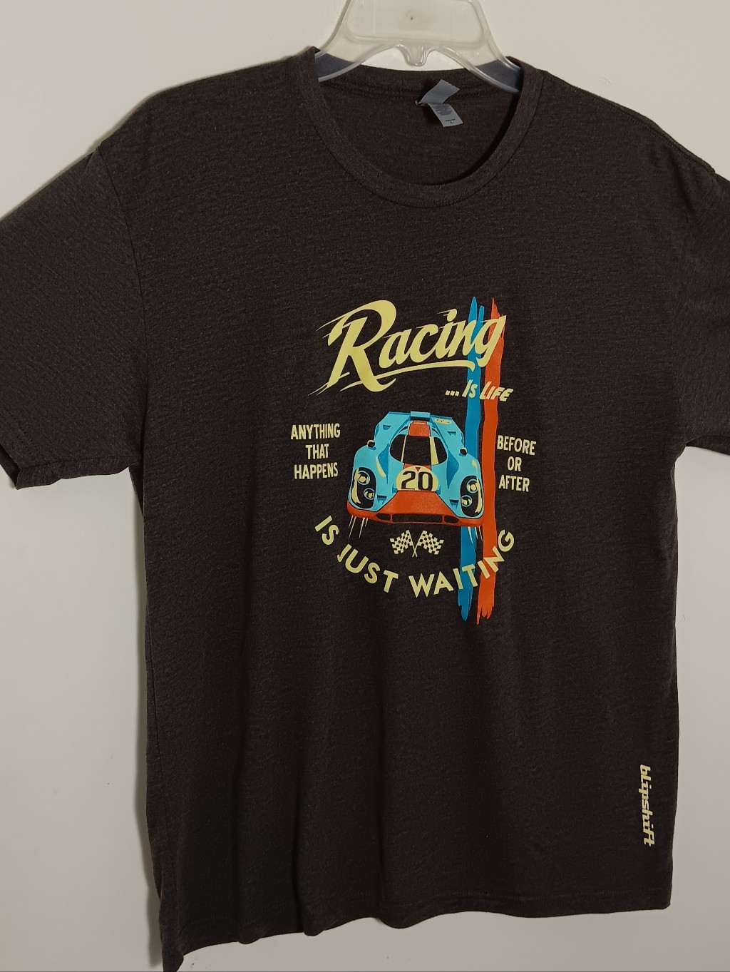 Shift Shift Racing Is Life Graphic Tee Race Car Motorsports Shirt Large